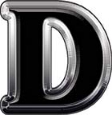 Reflective Letter D from www.westonink.com