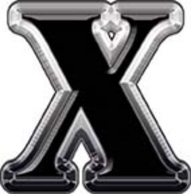 Reflective Letter X from www.westonink.com