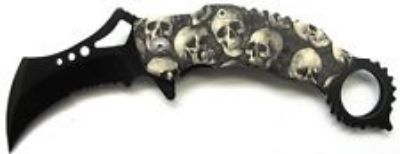 Dead Stryke Assisted Opening Karambit- Gray 