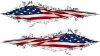 
	Weston Ink&#39;s Ripped Torn Metal Graphic Decal with USA Patriotic American Flag

