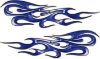 
	Traditional Style Flame Graphics with Silver Outline in Blue
