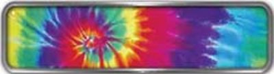 
	Fire Fighter, EMS, Rescue Reflective Helmet Marker Decal in Tie Dye Colors
