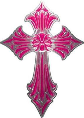 
	Old Style Cross in Pink
