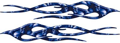 
	Twisted Flame Decal Kit with Blue Evil Skulls
