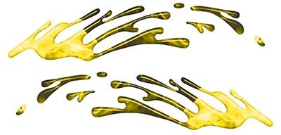 
	Wave Spash Paint Graphic Decal Set in Inferno Yellow
