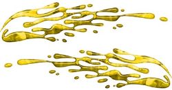 
	Thin Spash Paint Graphic Decal Set in Yellow Camouflage
