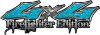 
	Twisted Series 4x4 Truck, SUV, ATV, SbS, 4x4 FireFighter Edition Decals in Diamond Plate Teal

