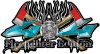 
	Twin Axe 4x4 Truck, SUV, ATV, SbS, Fire Fighter Edition Decals in Teal
