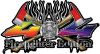 
	Twin Axe 4x4 Truck, SUV, ATV, SbS, Fire Fighter Edition Decals in Rainbow Colors
