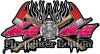 
	Twin Axe 4x4 Truck, SUV, ATV, SbS, Fire Fighter Edition Decals in Pink Diamond Plate
