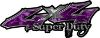 
	Super Duty Twisted Series 4x4 Truck Bedside or Fender Emblem Decals in Camo Purple
