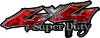 
	Super Duty Twisted Series 4x4 Truck Bedside or Fender Emblem Decals in Camo Red
