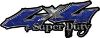 
	Super Duty Twisted Series 4x4 Truck Bedside or Fender Emblem Decals in Diamond Plate Blue

