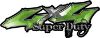 
	Super Duty Twisted Series 4x4 Truck Bedside or Fender Emblem Decals in Green
