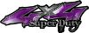 
	Super Duty Twisted Series 4x4 Truck Bedside or Fender Emblem Decals in Purple
