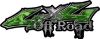 
	Off Road Twisted Series 4x4 Truck Bedside or Fender Emblem Decals in Camo Green
