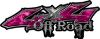 
	Off Road Twisted Series 4x4 Truck Bedside or Fender Emblem Decals in Camo Pink
