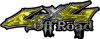 
	Off Road Twisted Series 4x4 Truck Bedside or Fender Emblem Decals in Camo Yellow
