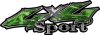  
	Sport Twisted Series 4x4 Truck Bedside or Fender Emblem Decals in Camo Green 
