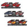 4x4 Firefighter Edition Decal with Maltese Cross