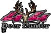 
	Deer Hunter Twisted Series 4x4 Truck Bedside or Fender Emblem Decals in Pink Camouflage
