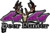 
	Deer Hunter Twisted Series 4x4 Truck Bedside or Fender Emblem Decals in Purple Diamond Plate
