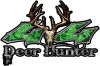 
	Deer Hunter Twisted Series 4x4 Truck Bedside or Fender Emblem Decals in Green Inferno
