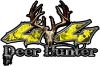 
	Deer Hunter Twisted Series 4x4 Truck Bedside or Fender Emblem Decals in Yellow Inferno
