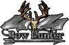 
	Bow Hunter Twisted Series 4x4 Truck Decal Kit with Arrow in Silver
