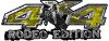 
	Rodeo Edition Bucking Bronco 4x4 ATV Truck or SUV Decals in Yellow Camouflage
