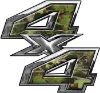 
	4x4 ATV Truck or SUV Bedside or Fender Decals in Camouflage
