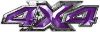 
	4x4 ATV Truck or SUV Bedside or Fender Decals in Purple
