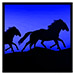 Blue Sunset Horse