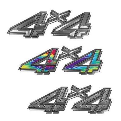 Custom 4x4 Decals for Chevy or GMC Pickup Truck