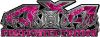 
	4x4 Firefighter Edition Truck Quad or SUV Decal Kit with Flames and Fire Rescue Maltese Cross in Pink Camouflage
