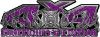 
	4x4 Firefighter Edition Truck Quad or SUV Decal Kit with Flames and Fire Rescue Maltese Cross in Purple Diamond Plate
