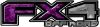 
	2015 Ford 4x4 Truck FX4 Off Road Style Decal Kit in Purple Camouflage
