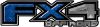 
	2015 Ford 4x4 Truck FX4 Off Road Style Decal Kit in Blue Diamond Plate
