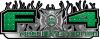 
	2015 Ford 4x4 Truck FX4 Firefighter Edition Style Decal Kit in Green Diamond Plate
