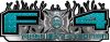 
	2015 Ford 4x4 Truck FX4 Firefighter Edition Style Decal Kit in Teal Diamond Plate
