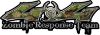 
	Twisted Series 4x4 Truck Zombie Response Team Decals / Stickers in Camo
