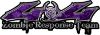 
	Twisted Series 4x4 Truck Zombie Response Team Decals / Stickers in Purple Camo
