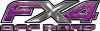 
	Ford F-150 4x4 Truck FX4 Off Road Style Decal Kit in Purple Diamond Plate
