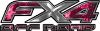 
	Ford F-150 4x4 Truck FX4 Off Road Style Decal Kit in Pink Inferno Flames
