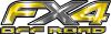 
	Ford F-150 4x4 Truck FX4 Off Road Style Decal Kit in Yellow
