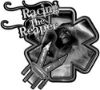 
	Racing the Reaper Fire Rescue EMS Decal with Extrication Tools in Gray
