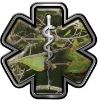 
	Star of Life Emergency Response EMS EMT Paramedic Decal in Camouflage
