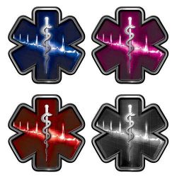 Heartbeat Star of Life Decal