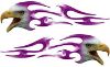 
	Screaming Eagle Head Tribal Flame Graphic Kit in Purple
