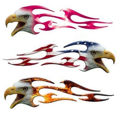 Screaming Eagle Flame Decals